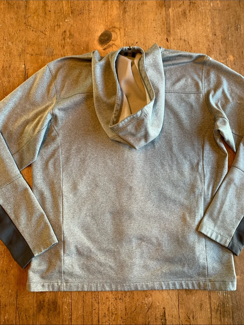 The North Face Men's Heather Gray Hooded Softshell Jacket